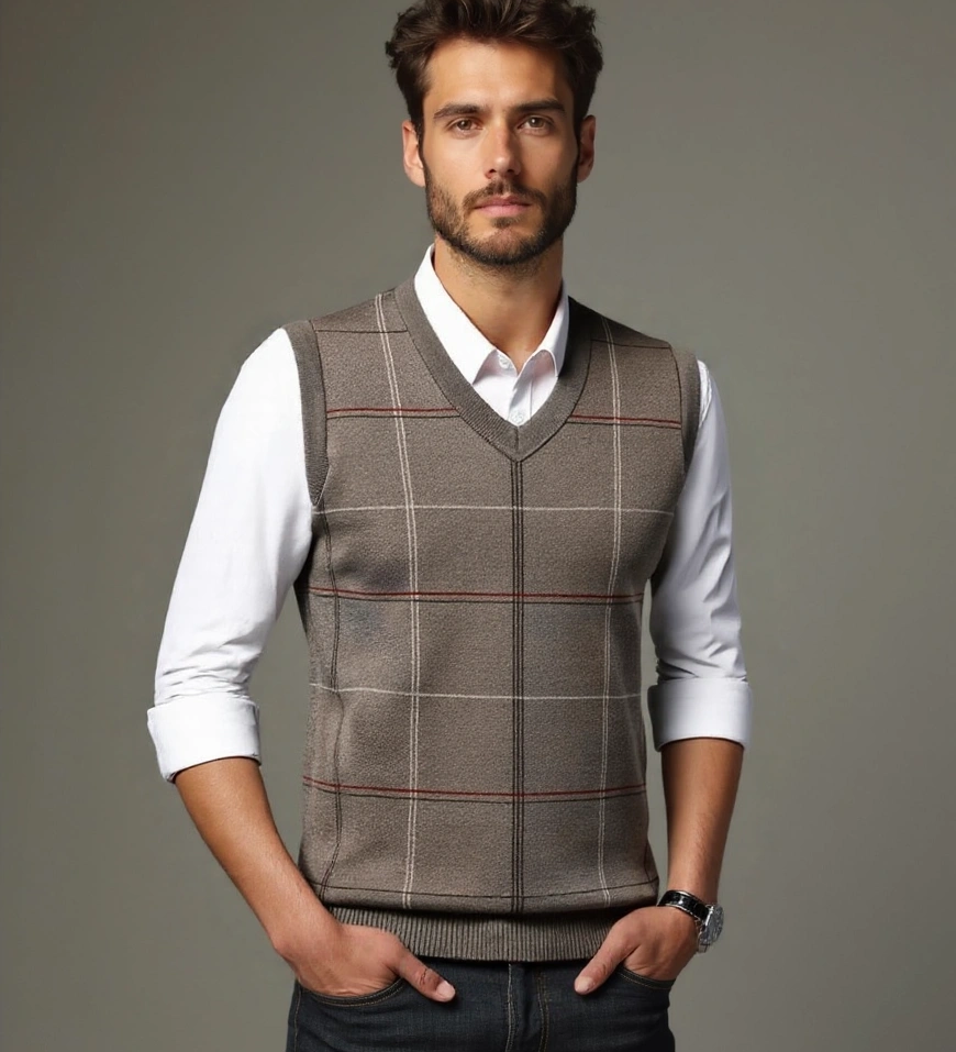 Ruben™ | Rutig Vest