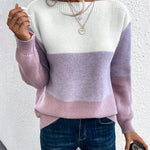 Grace sweater med ombré-effekt fra Elsebeth København, styling med jeans