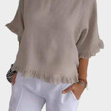 Saga | Linned Bluse