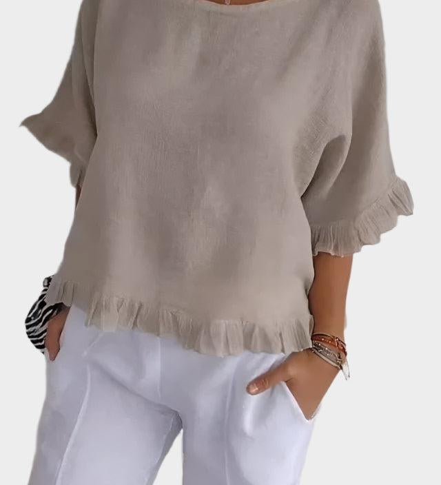Saga | Linned Bluse