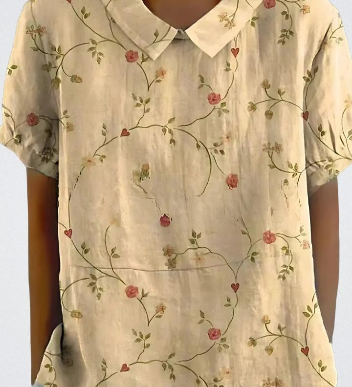 Selma | Blomstret bluse