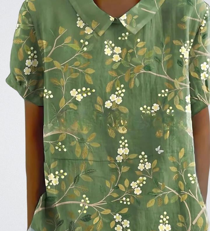 Selma | Blomstret bluse