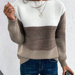 Grace sweater med ombré-effekt fra Elsebeth København, detalje af strikken