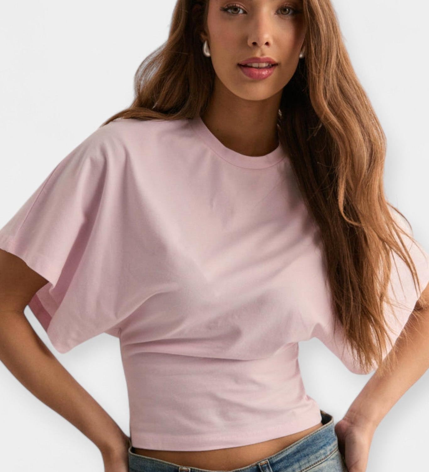 Sofia | Bredærmer T-shirt