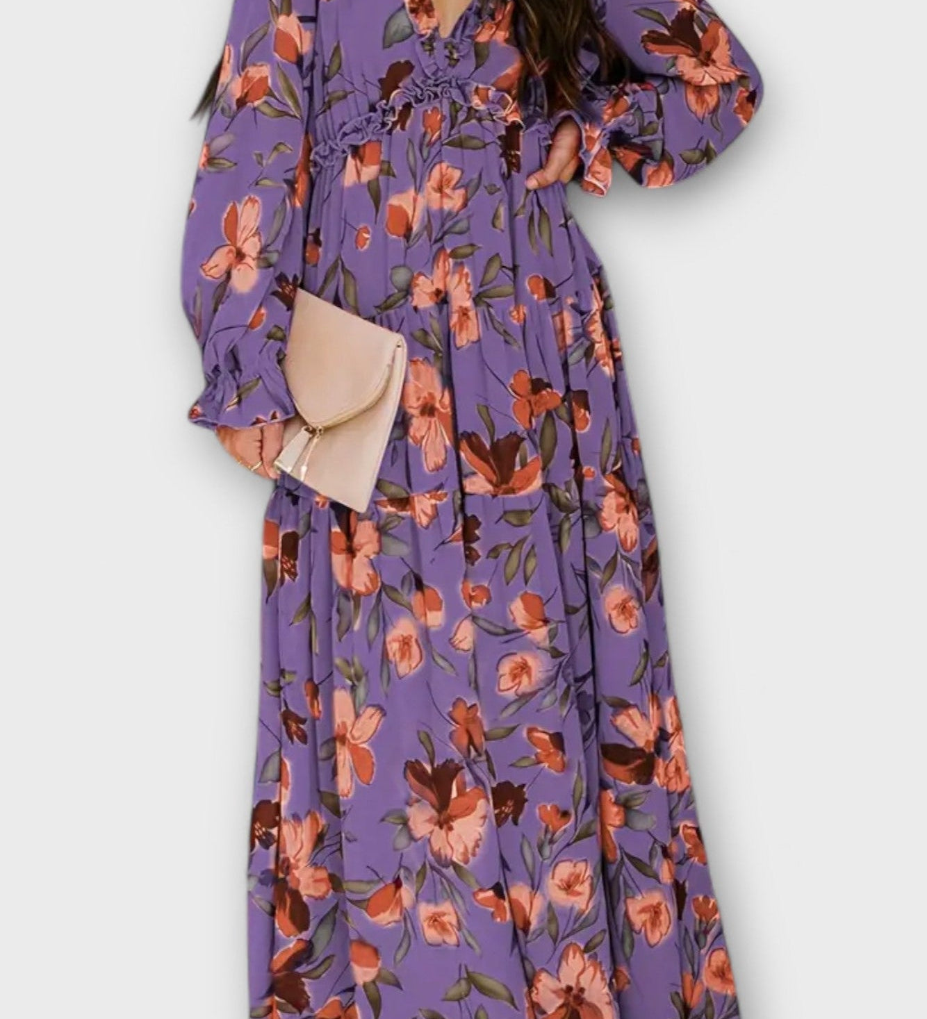 Sofia | Maxi blomsterkjole