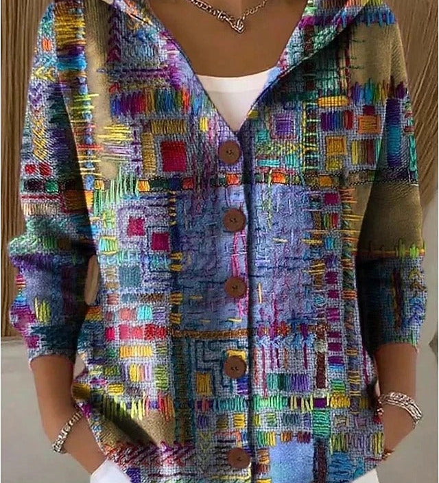 Patchouli Kunstnerisk Cardigan til kvinder fra Elsebeth København