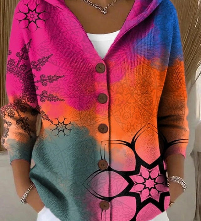 Patchouli Kunstnerisk Cardigan til kvinder fra Elsebeth København