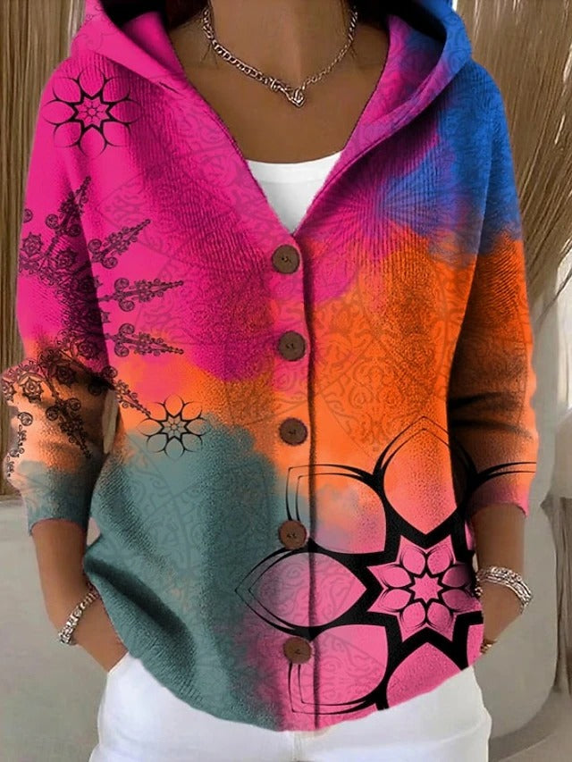 Patchouli Kunstnerisk Cardigan til kvinder fra Elsebeth København