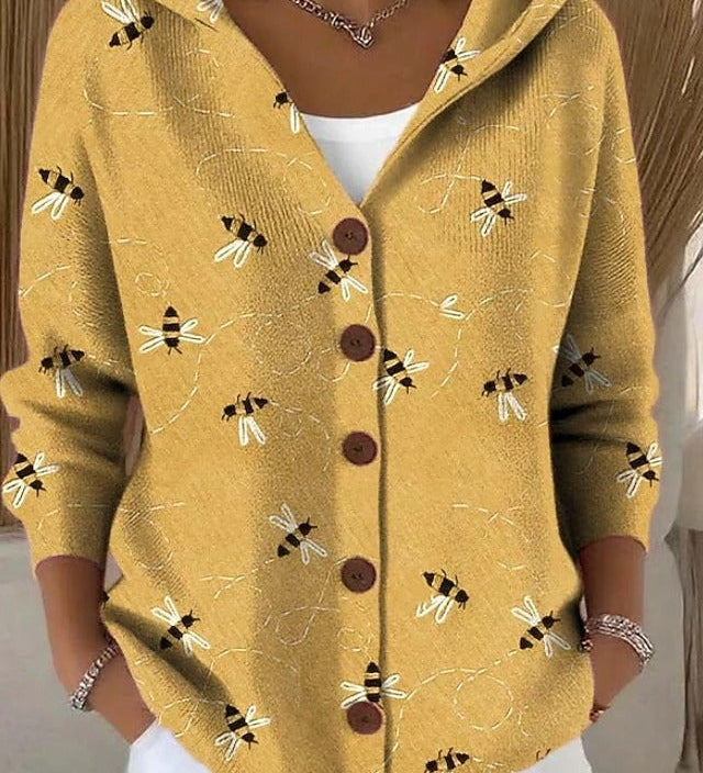 Patchouli Kunstnerisk Cardigan til kvinder fra Elsebeth København