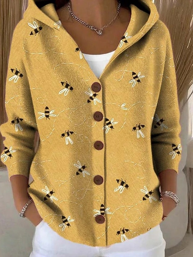 Patchouli Kunstnerisk Cardigan til kvinder fra Elsebeth København