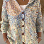 Patchouli Kunstnerisk Cardigan til kvinder fra Elsebeth København