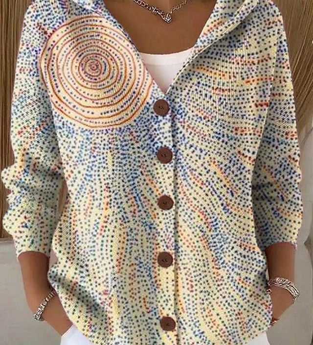 Patchouli Kunstnerisk Cardigan til kvinder fra Elsebeth København