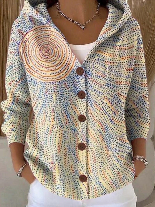 Patchouli Kunstnerisk Cardigan til kvinder fra Elsebeth København