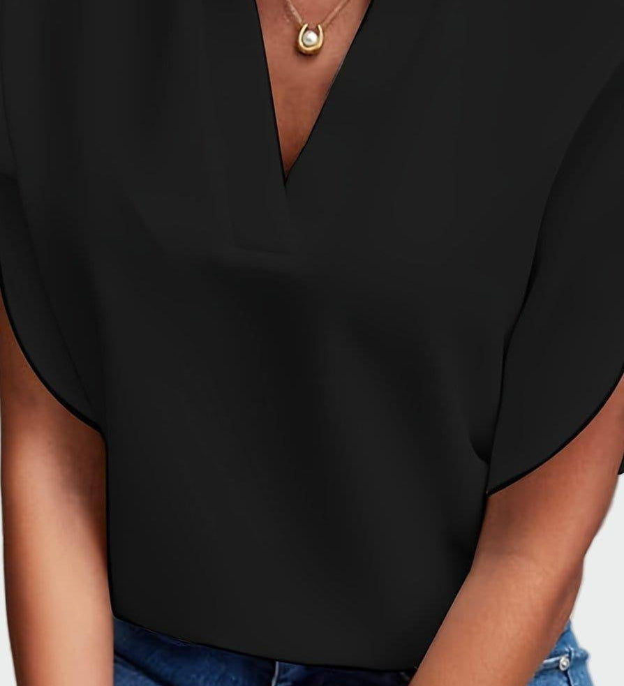 Stine | V-hals Bluse