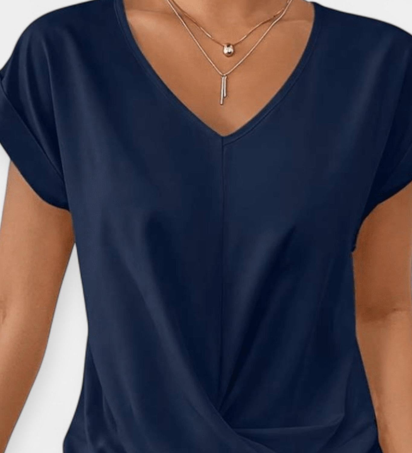 Stine | V-hals bluse