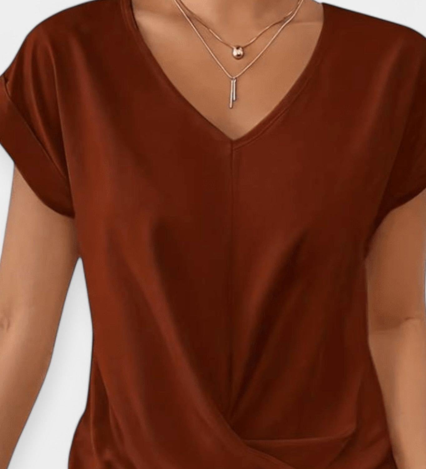 Stine | V-hals bluse