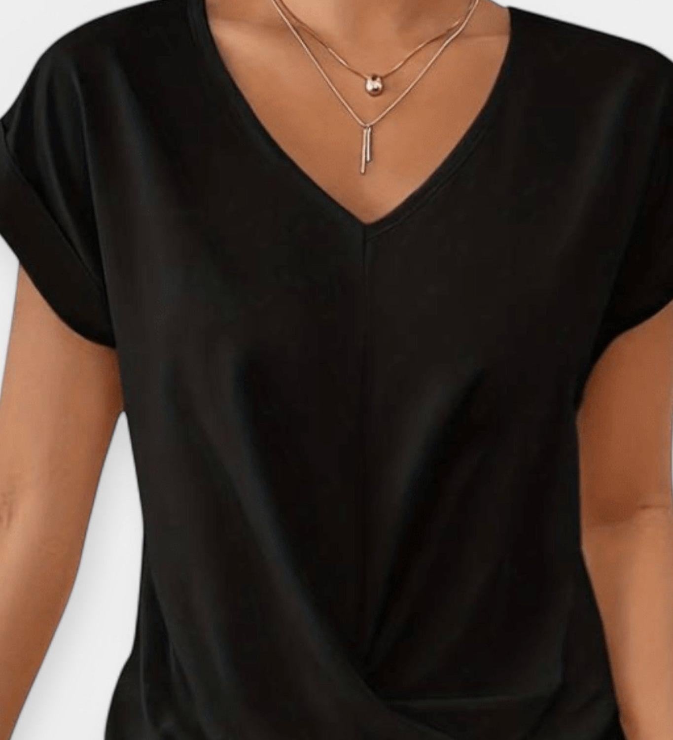 Stine | V-hals bluse
