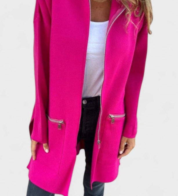 Veslina™ | Elegant strikjakke til lag-på-lag