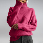 Anne rullekravesweater fra Elsebeth København, detalje af strikken