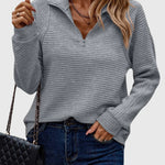 Christine sweater med halv lynlås fra Elsebeth København, stylet look