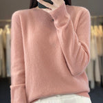 Julie blød sweater fra Elsebeth København, detalje af kanten