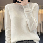 Julie blød sweater fra Elsebeth København, i fuld figur