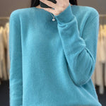 Julie blød sweater fra Elsebeth København, set bagfra
