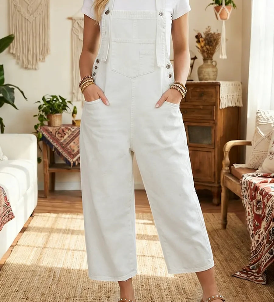 Aurevia | Denim Havebukser med Vintage Look
