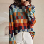 Françoise ternet sweater fra Elsebeth København, set fra siden