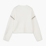 Nina ribstrikket sweater med høj hals fra Elsebeth København, styling med jeans